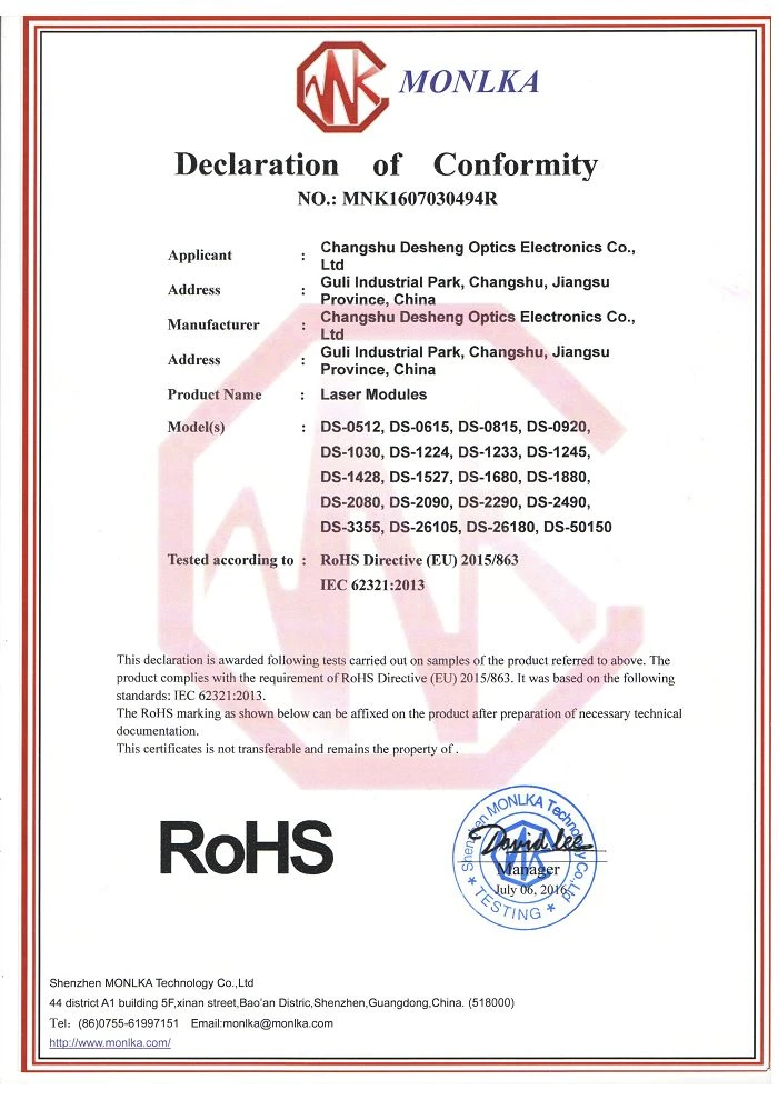 RoHS001 RoHS001